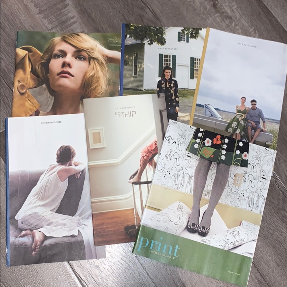 Lot of Anthropologie catalogs